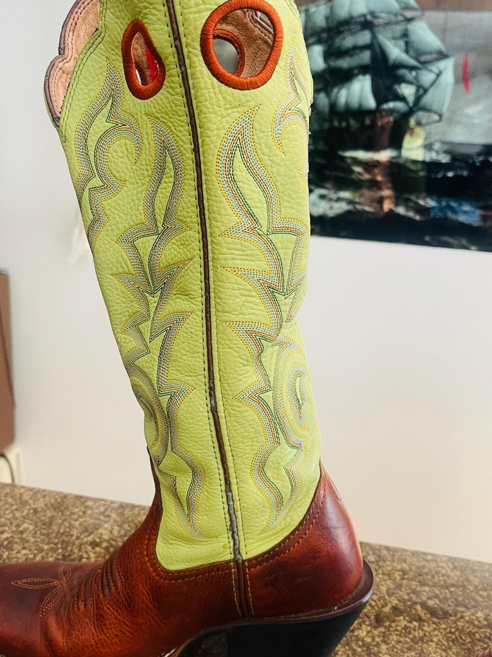 Tony Lama RR2005L 3R Buckaroo Boots - Picture 5 of 6
